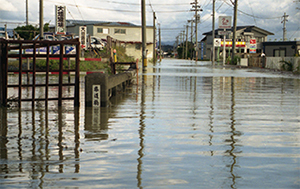 台風23号の写真