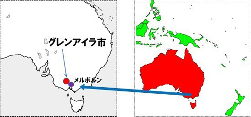 グレンアイラ市　地図