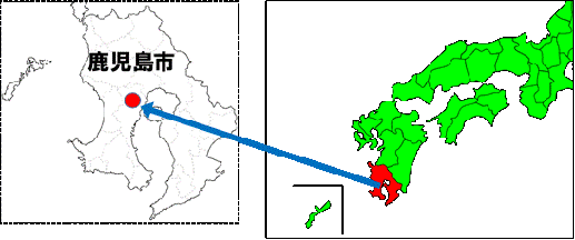 鹿児島市　地図