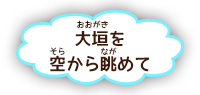 大垣を空から眺めて