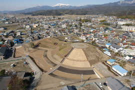 上空から見た昼飯大塚古墳